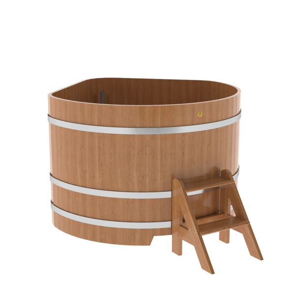 Купель угловая из дуба 1,37х1,37